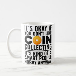 Caneca De Café Arte de Coleta de Moedas Para Colecionadores de Mo