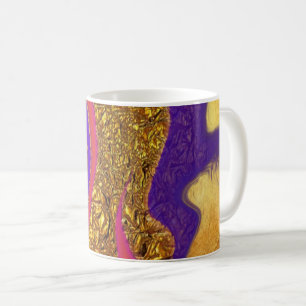 Caneca De Café arte de cor vibratória