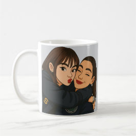 Caneca De Café Arte de desenho animado da série Englot Thai GL Pe