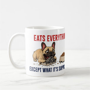 Caneca De Café Arte de desenho animado engraçada da mamãe cachorr