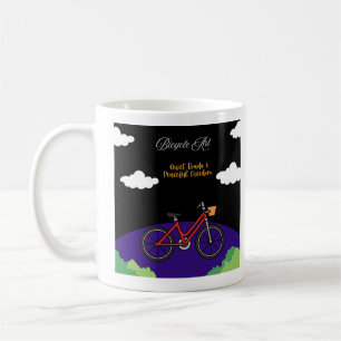Caneca De Café Arte de Design de Bicicleta Minimalista