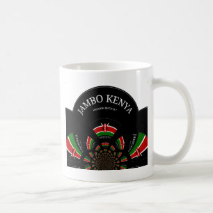 Caneca De Café Arte de Design de Boas-Vindas Jambo Inspirado na B