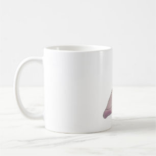 Caneca De Café Arte de espécies de aves aquarela Pelicano-marrom