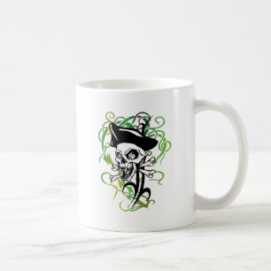 Caneca De Café Arte de Estilo de Tatuagem de Presas de Vampiro Es
