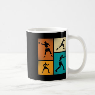 Caneca De Café Arte de Estilo Retroativo Silhuette Champion de Bo