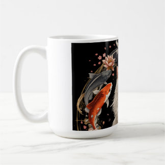 Caneca De Café Arte de Fantasia de Mandala Japonesa