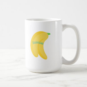 Caneca De Café Arte de Fruta Fofa / Estética de Comida Tropical