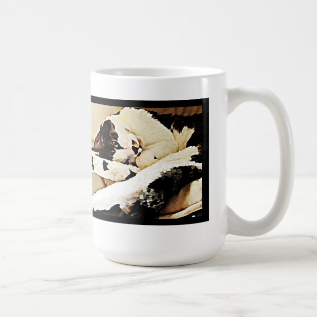 Caneca De Café Arte de Gato (Direita)