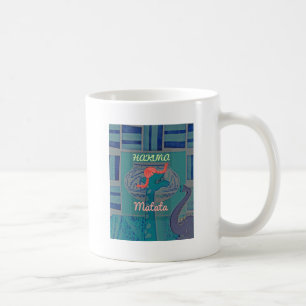 Caneca De Café Arte de Girafa Divertida: Um Delight Africano