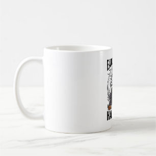 Caneca De Café Arte de gravura de fantasma de Halloween vintage a