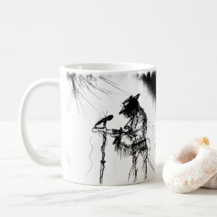 Caneca De Café Arte de guitarra da banda ao vivo de música blues