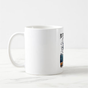 Caneca De Café Arte de Halloween Bruxo Gravura Vintage Cena da Lu