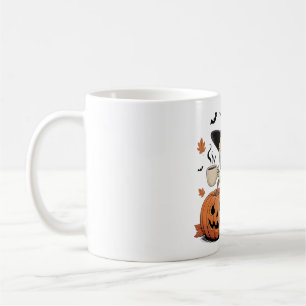 Caneca De Café Arte de Halloween de Bruxas de Dragão
