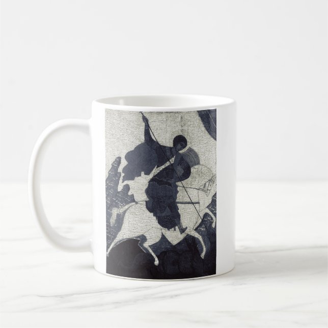 Caneca De Café Arte de Ícone Ortodoxo Oriental de São Jorge o Vit (Esquerda)