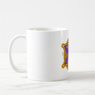 Caneca De Café Arte de Insígnia Oficial de Coletor de Doces de Ha