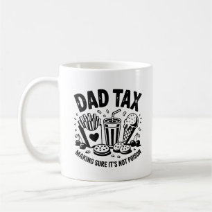 Caneca De Café Arte De Invólucro Afetada Com Imposto Sobre O Pai