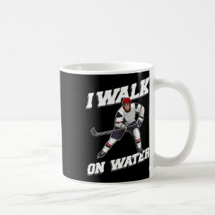 Caneca De Café Arte de jogador de hóquei no gelo legal para homen