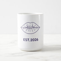 Arte de Linha Minimalista Lábios Linha Contínua Ab
