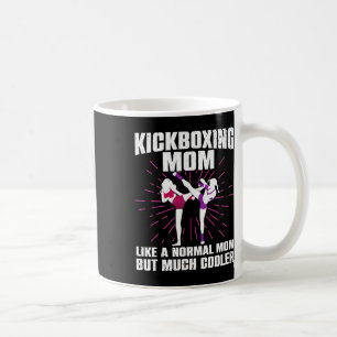 Caneca De Café Arte de Mãe Kickboxing para Mãe Mulheres Kickboxer