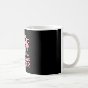 Caneca De Café Arte de Menina de Futebol Para Meninas Crianças In
