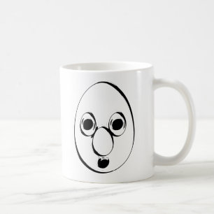 Caneca De Café Arte de Ovo RG RA