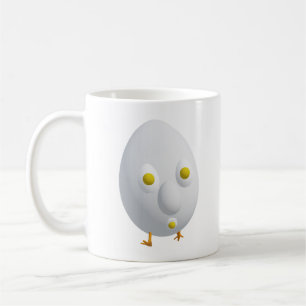 Caneca De Café Arte de Ovo RG RA