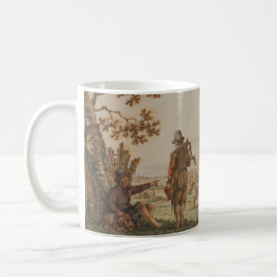 Caneca De Café Arte de Paisagem Rural Pastoral Vintage