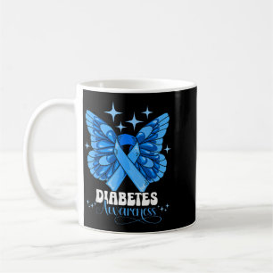 Caneca De Café Arte de Parede de Conscientização sobre Diabetes