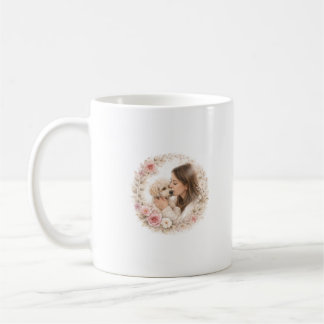 Caneca De Café Arte de Parede de Retrato de Animal de Estimação F