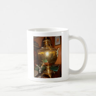 Caneca De Café Arte de Parede e Impressão de Bule de Chá Dourado