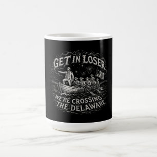 Caneca De Café Arte de Paródia Meme George Washington Delaware
