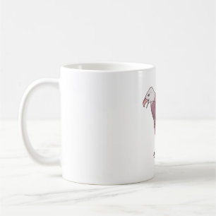 Caneca De Café Arte de pássaros com aquarela Bald Eagle
