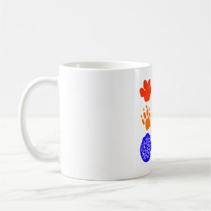 Caneca De Café Arte de Pawprint Animal