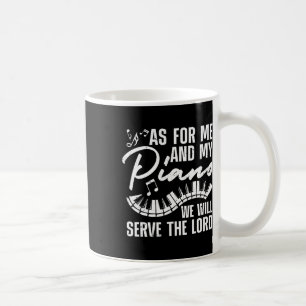 Caneca De Café Arte de Pianista Engraçado para Homens Mulheres Pi