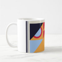 Arte de pôster geométrico Bauhaus vintage clássico