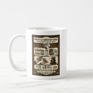 Caneca De Café Arte de Prestidigitação - Guilda de Cardismo e Mag