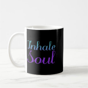 Caneca De Café Arte de Prevenção Inhale Soul