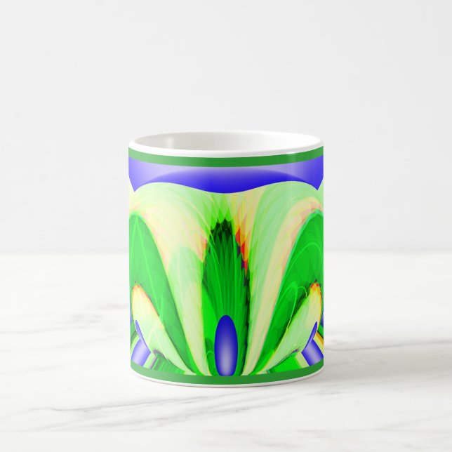 Caneca De Café arte de rebentamento de primavera (Centro)
