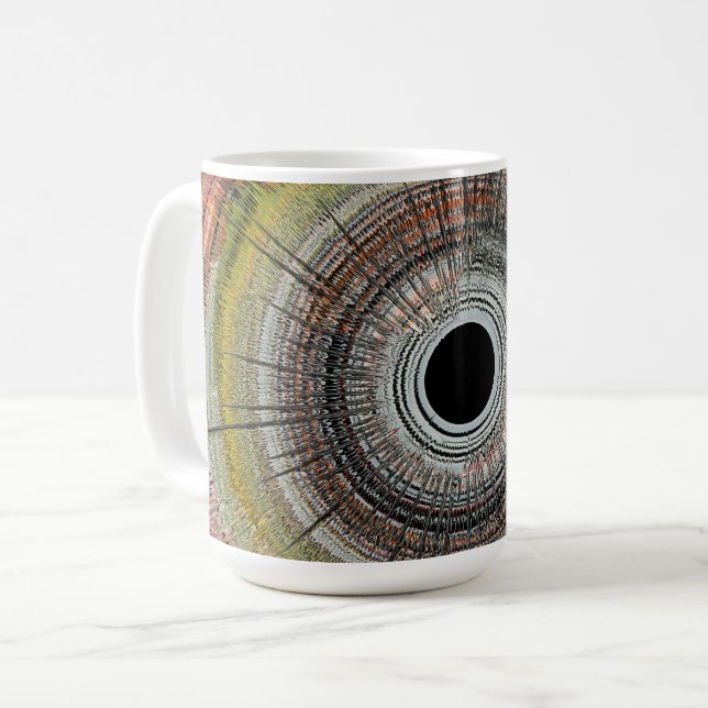 Caneca De Café Arte de rotação original (Frente Esquerda)