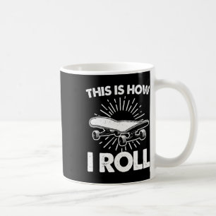 Caneca De Café Arte de skate legal para homens mulheres meninos m