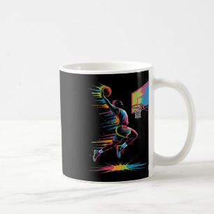 Caneca De Café Arte de Slam Dunk em Urna Abstrata com Desenho Grá