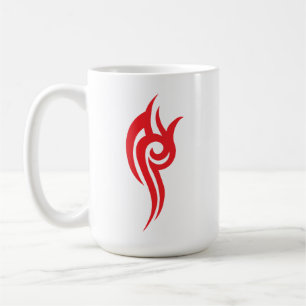 Caneca De Café Arte de Tatuagem Tradicional Inspirada no Design