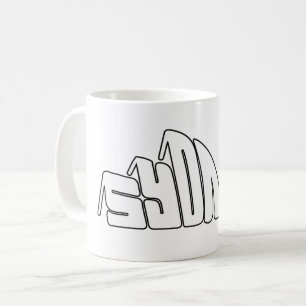Caneca De Café Arte de texto em bolha retrô de Sydney