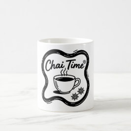 Caneca De Café Arte de Tipografia Minimalista de Chá
