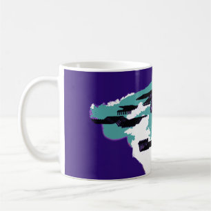 Caneca De Café Arte de tubarão