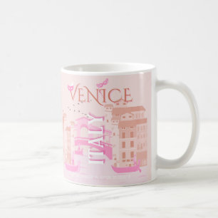 Caneca De Café Arte de Viagem Veneza, Itália, Arte de Viagem, Pas