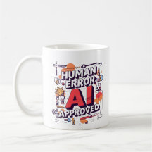 Arte digital ousada “Erro Humano, Aprovado pela IA