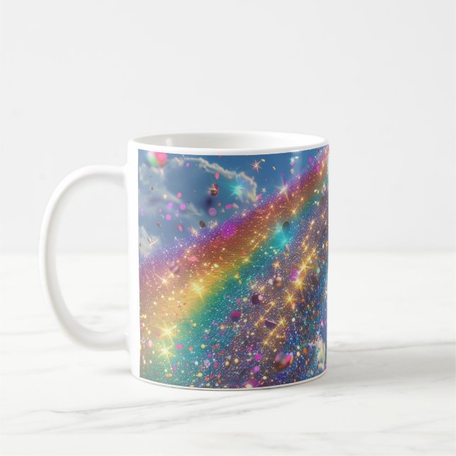 Caneca De Café Arte Digital Sparkles (Esquerda)