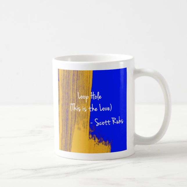 Caneca De Café Arte do Cobrir Loop Hole (Direita)