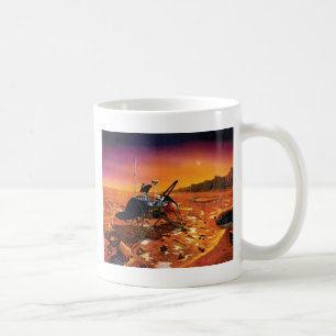 Caneca De Café Arte do Conceito do Artista do Mars Polar Lander d